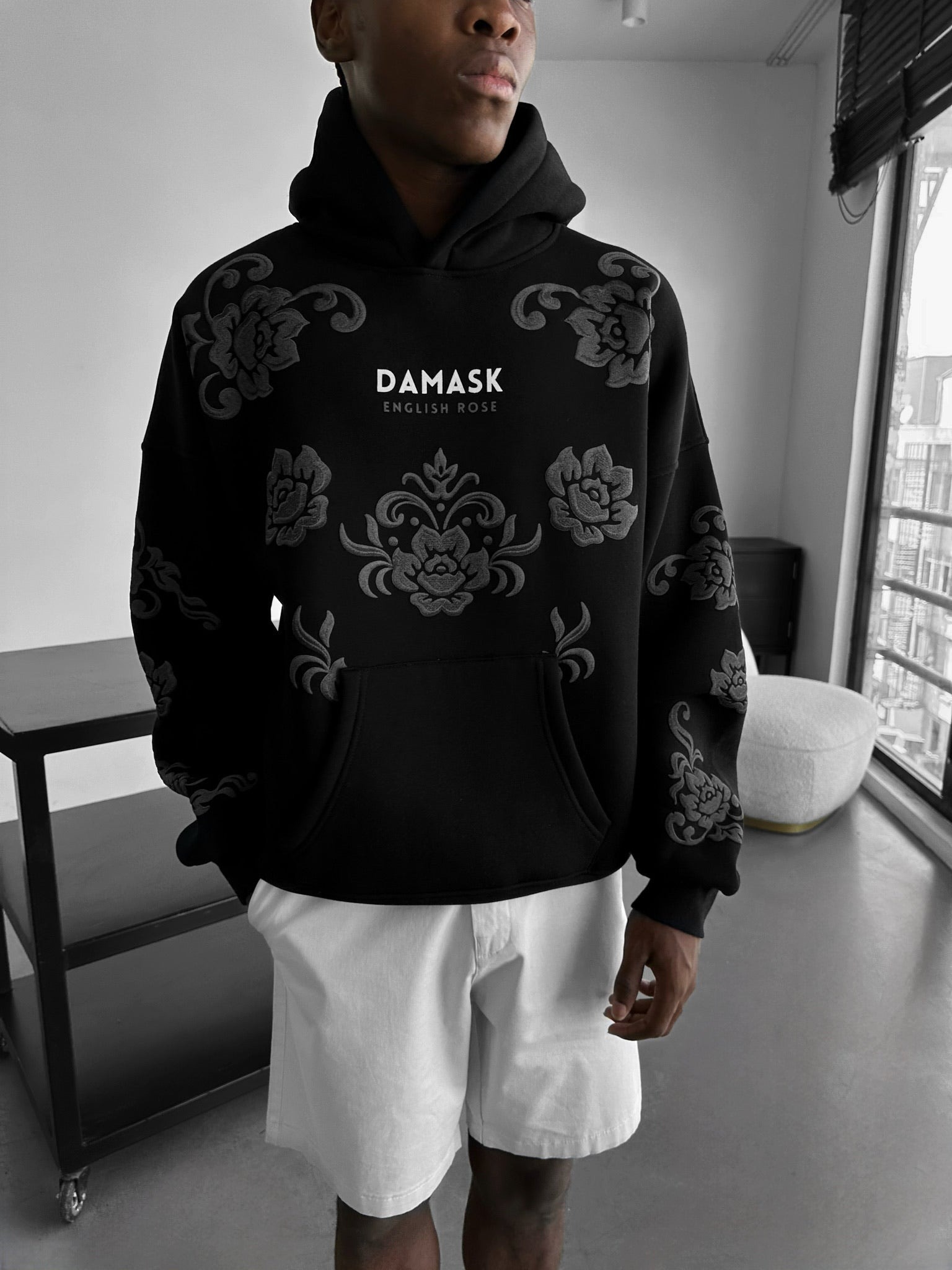 HOODIE DAMASK 2 COULEURS