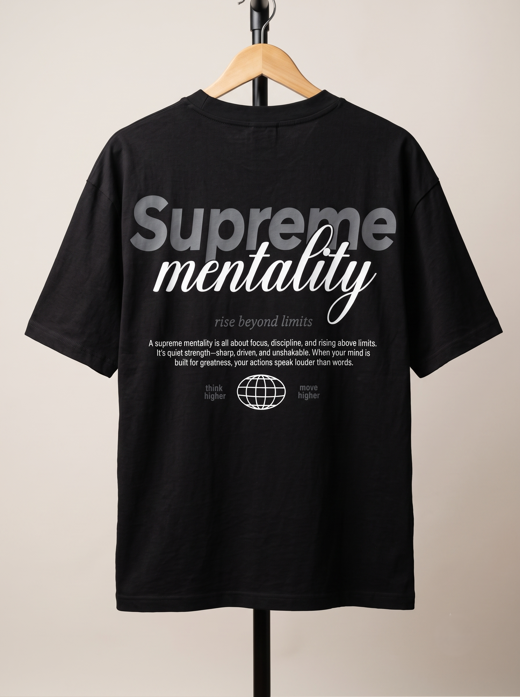 T-SHIRT OVERSIZE SUPREME mentality 3