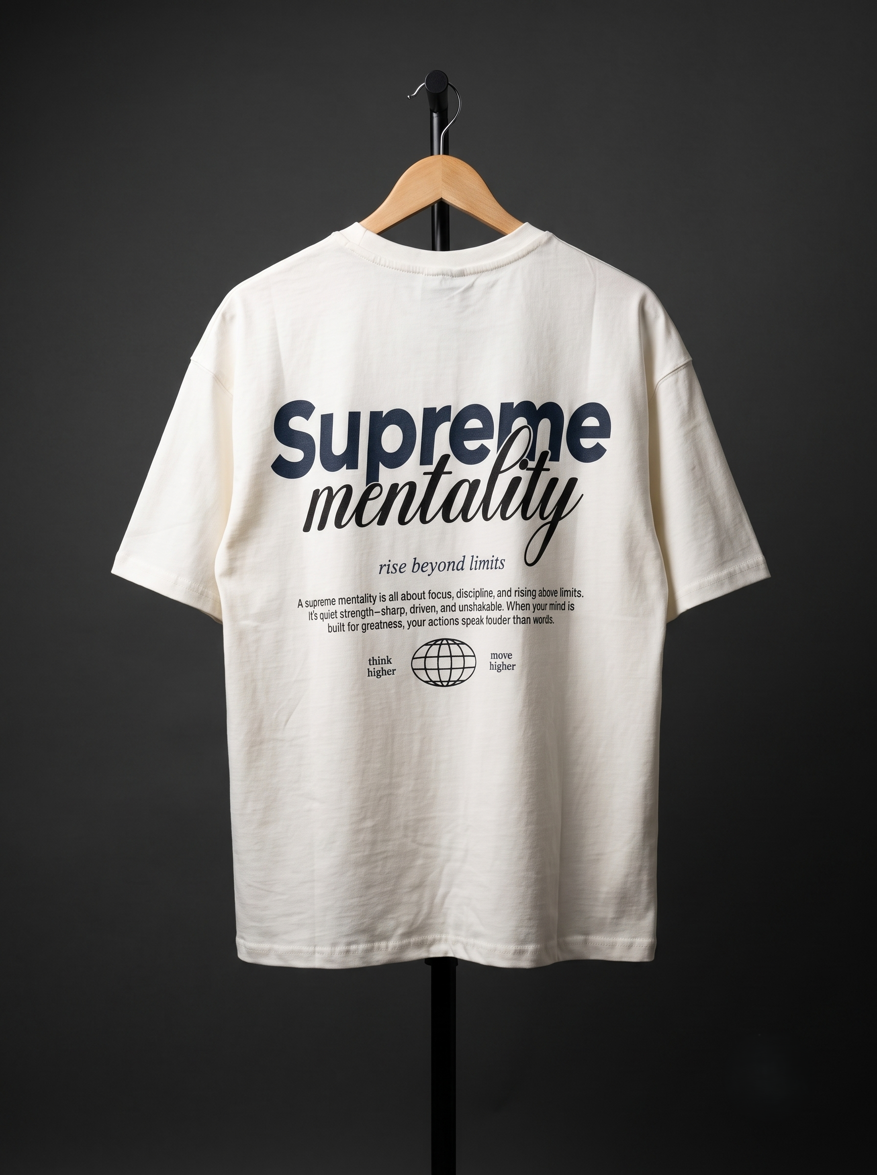 T-SHIRT OVERSIZE SUPREME mentality 2