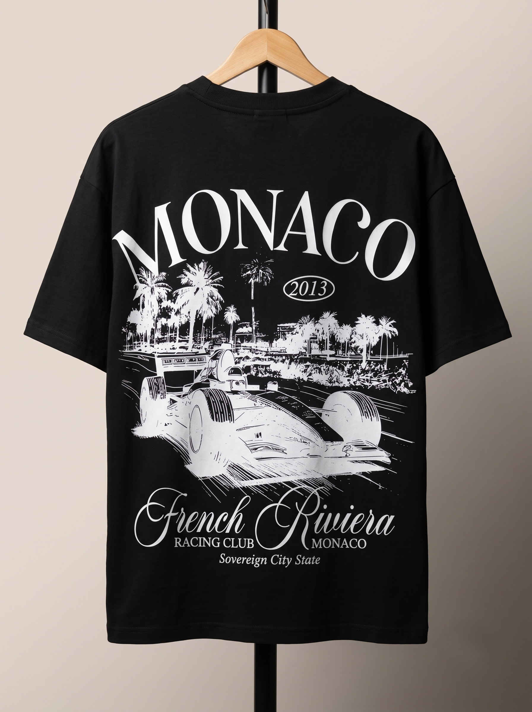 T-SHIRT OVERSIZE MONACO FRENCH RIVIERA 3