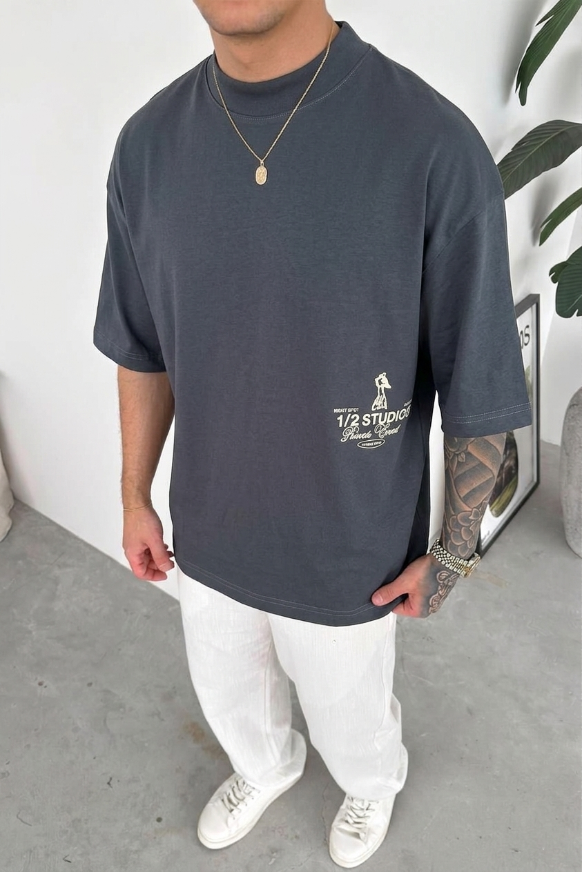 T-SHIRT OVERSIZE 1/2 STUDIO 2