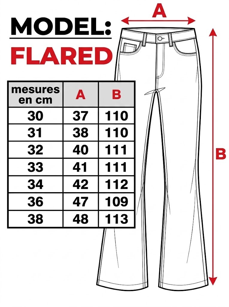 JEAN FLARED K9 2