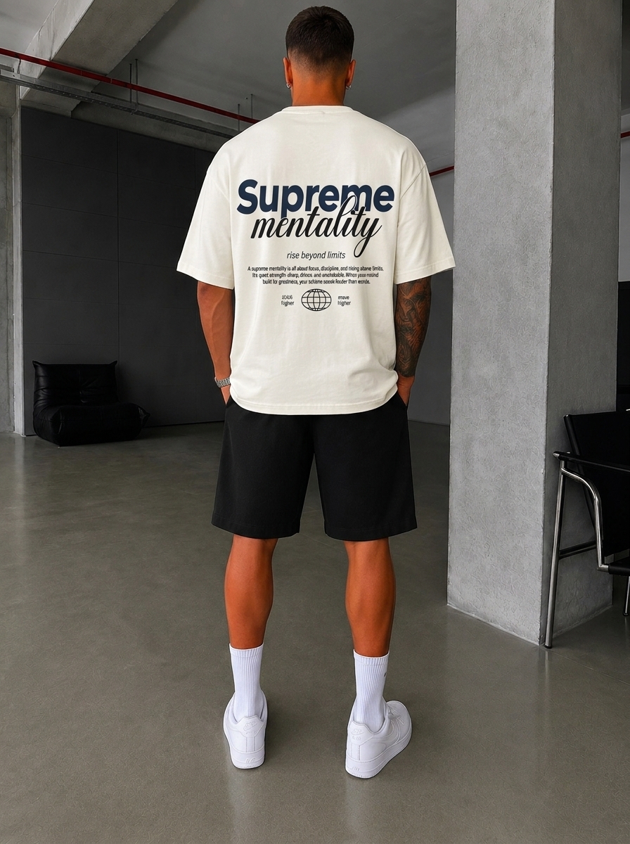 T-SHIRT OVERSIZE SUPREME mentality