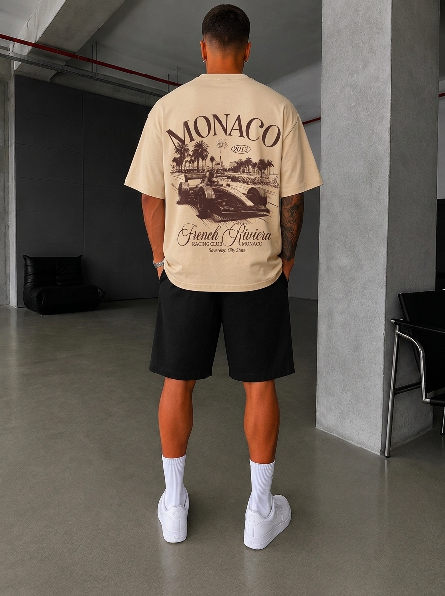 T-SHIRT OVERSIZE MONACO FRENCH RIVIERA