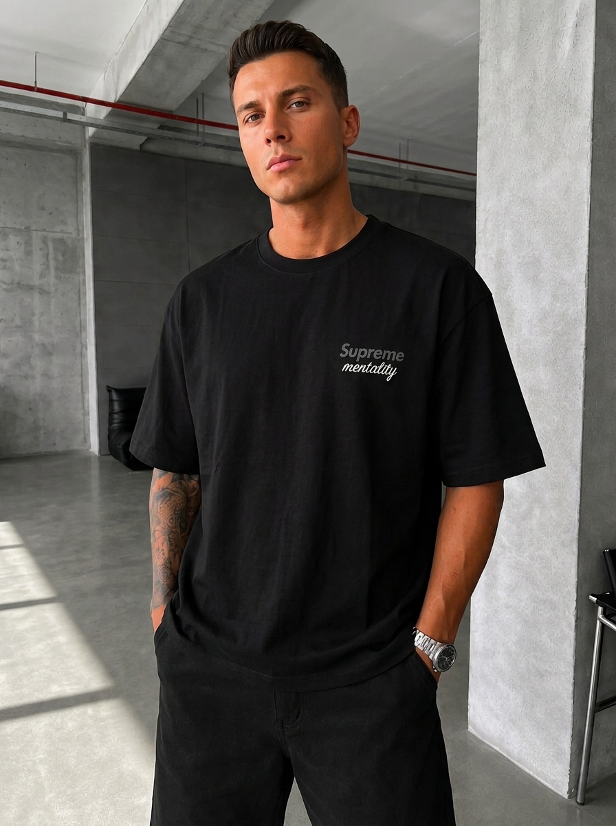 T-SHIRT OVERSIZE SUPREME mentality