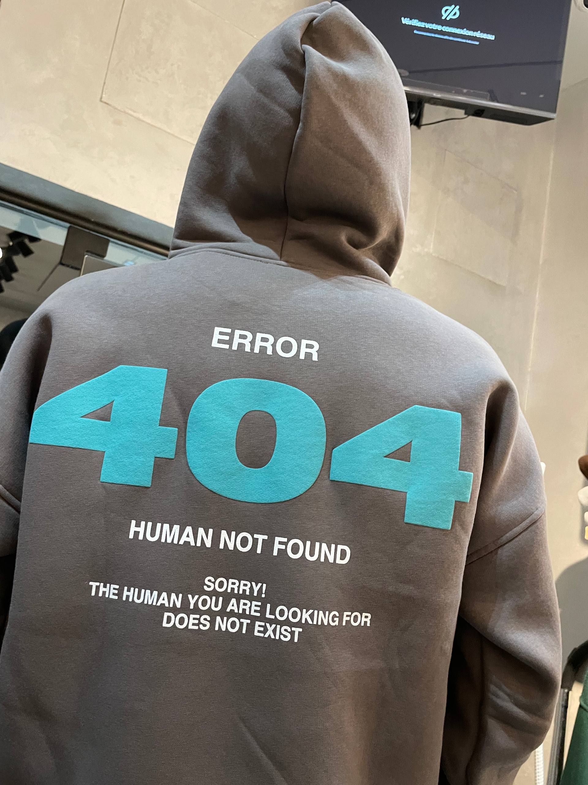 HOODIE 404 HUMAN